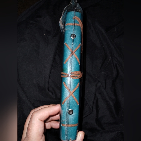 Turquoise Leather Writing Journal - Picture 3 of 7